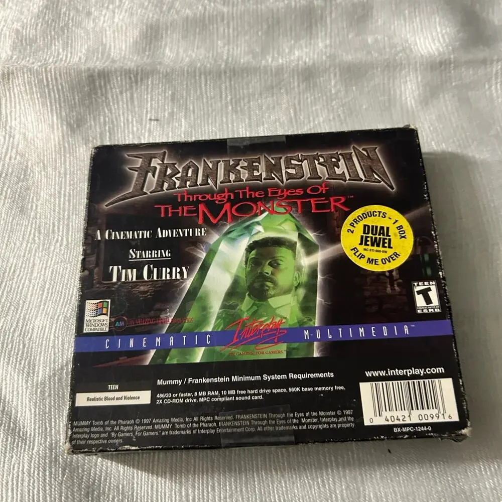 The mummy and Frankenstein pc game